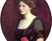 约翰 威廉姆 沃特豪斯 : Portrait of Mrs Charles Schreiber